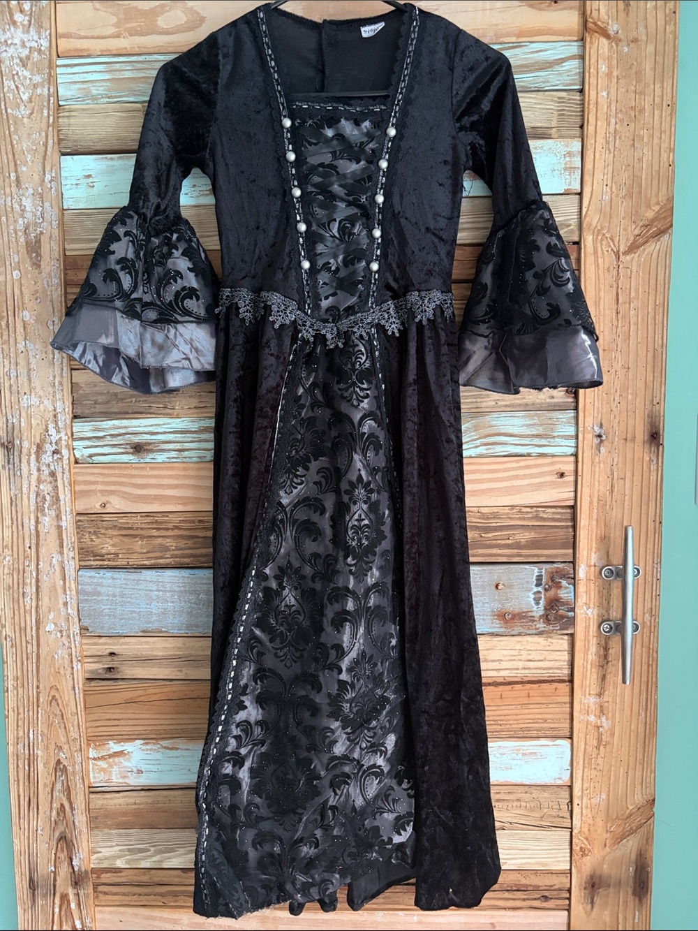 Spirit Halloween Gothic Victorian Witch Vampire Costume Dress Medium